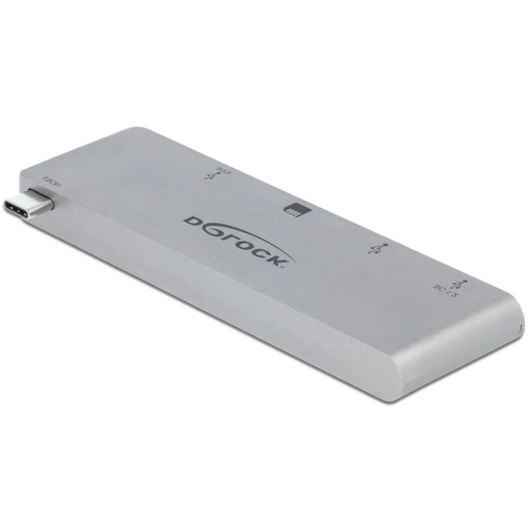 USB C + A + SD Hub - 5 Anschlüsse - Delock