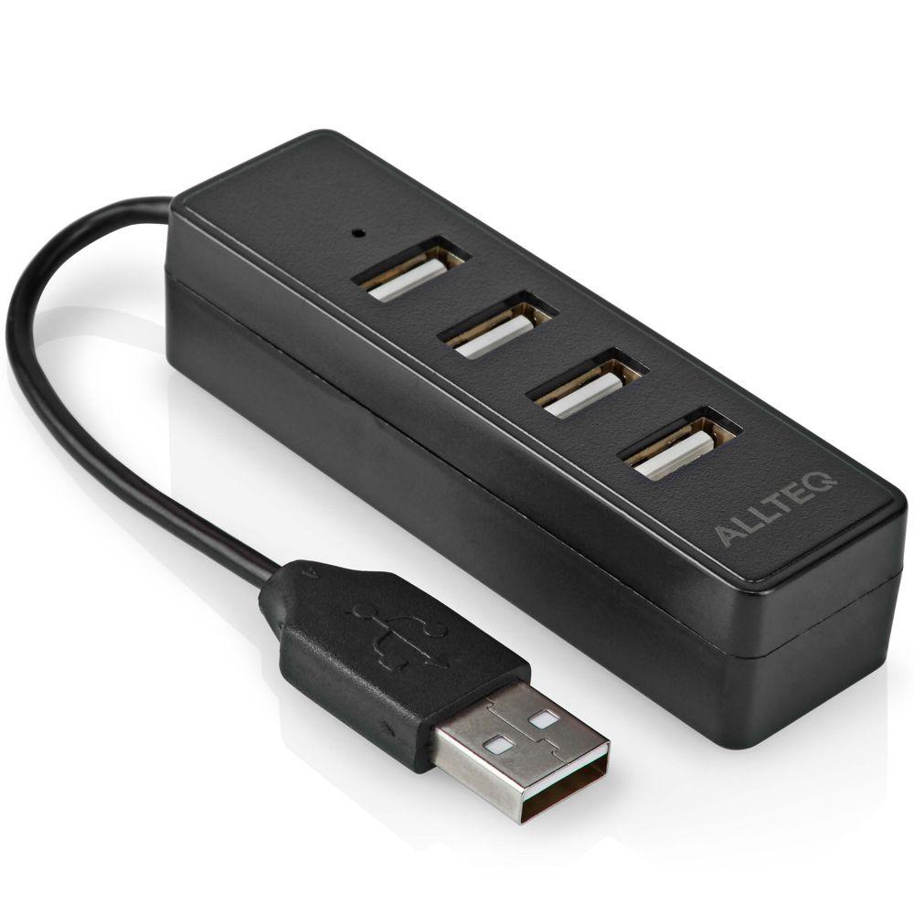 USB-Hub - 4 Anschlüsse - Allteq