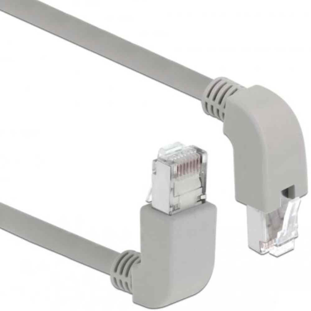 S/FTP Cat 6 Kabel gewinkelt - Delock