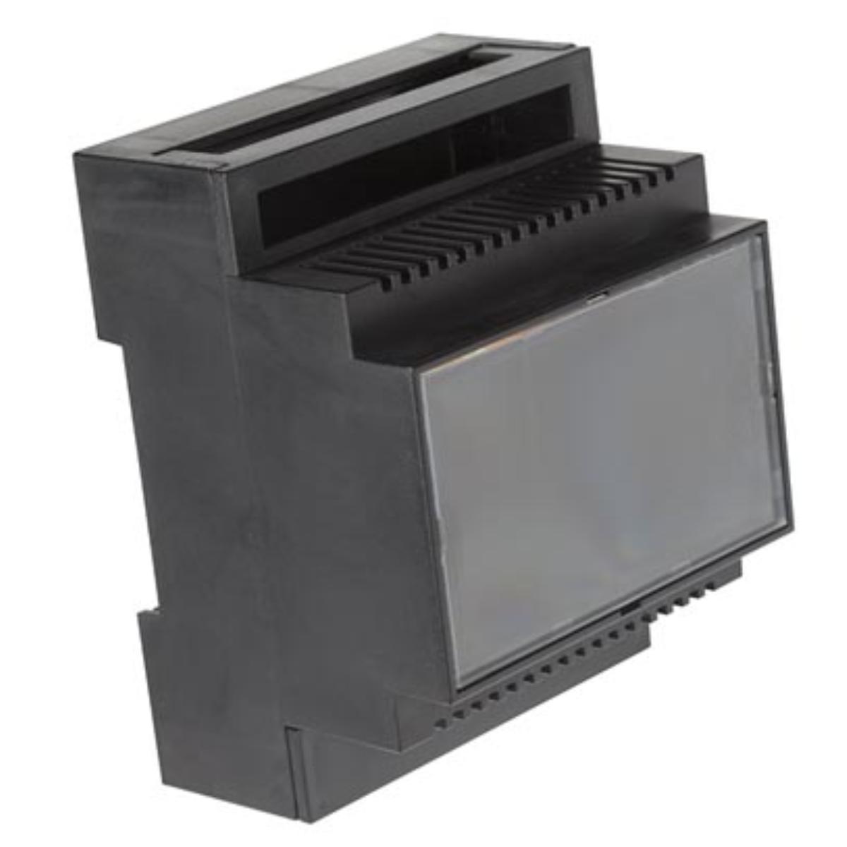 HUTSCHIENENGEHÄUSE MIT LÜFTUNGSSCHLITZEN 4 MODULE - nvt