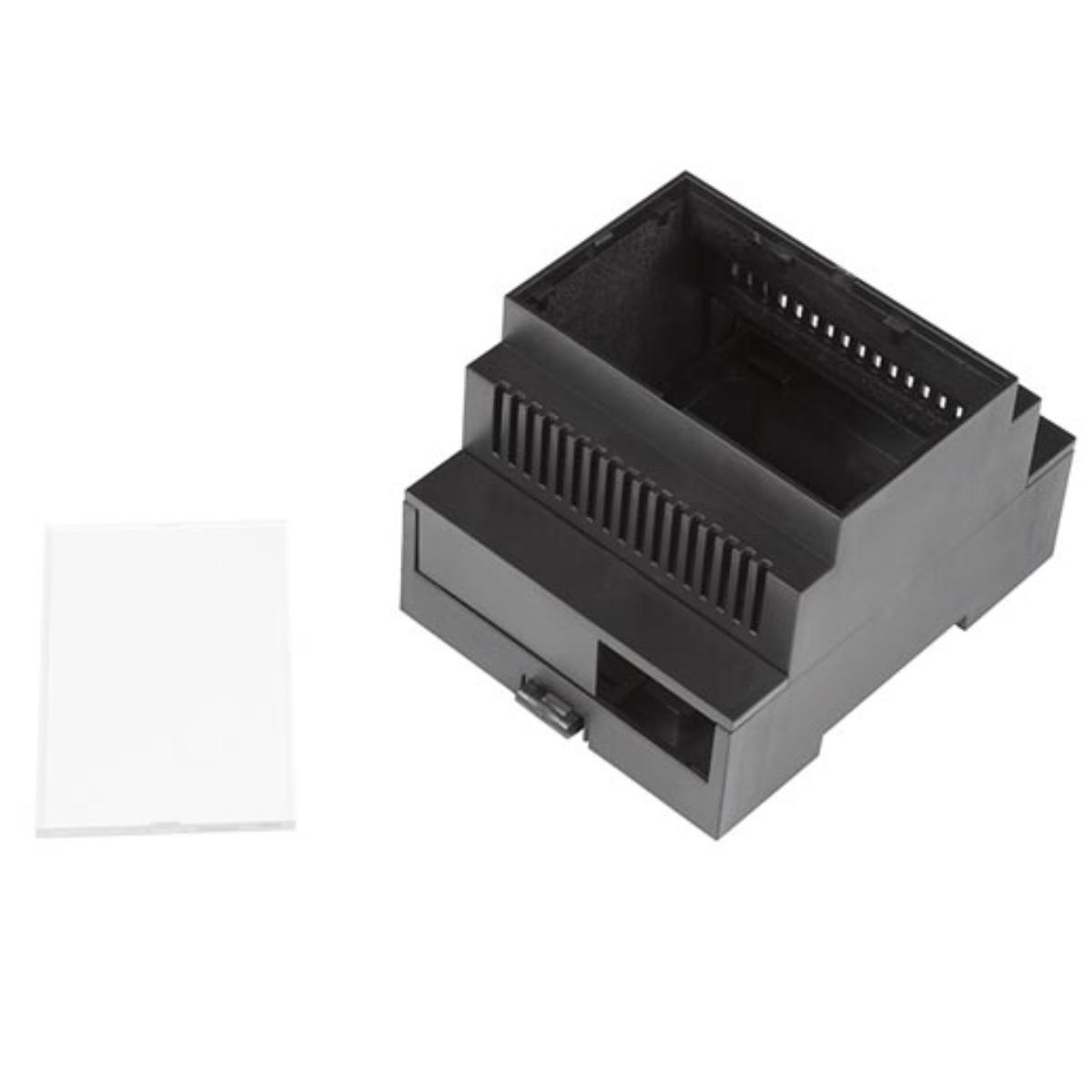 HUTSCHIENENGEHÄUSE MIT LÜFTUNGSSCHLITZEN 4 MODULE - nvt