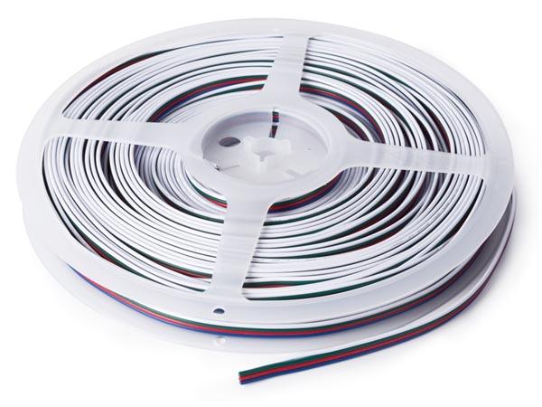 RGB KABEL VOOR LEDSTRIPS 4 ADERIG 25 m (4 x 0,33 mm²) - Velleman