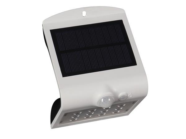 LED-LAMPE MIT SOLARENERGIE UND PIR-SENSOR - 1,5 W - WEISS - Perel