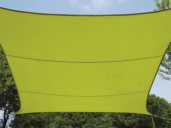SONNENSEGEL - RECHTECKIG - 2 x 3 m - FARBE: HELLGRÜN - Perel