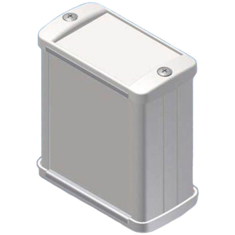 ALUMINIUM BEHUIZING WIT 70 x 59,9 x 30,9 mm
