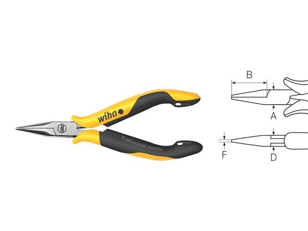 Wiha Spitzzange Professional ESD gerade Form (26799) 120 mm - WIHA