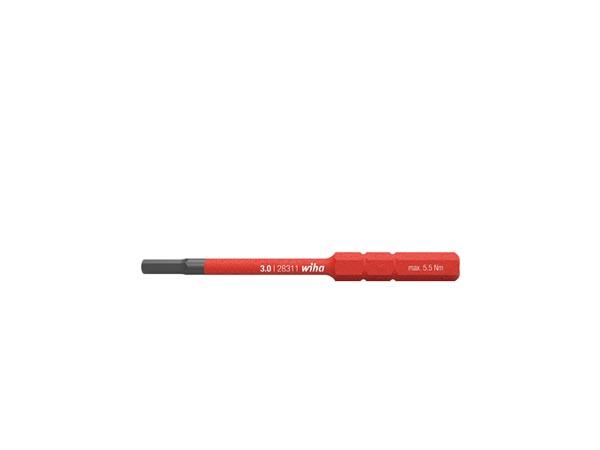 Wiha Bit slimBit Elektro Sechskant (37147) 3 x 75 mm - WIHA