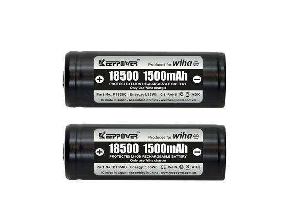 Wiha Reserveaccu's 18500 Li Ion 2 M. in Box (41914) - WIHA