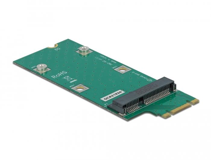 Delock Adapter M.2 Schlüssel B+M zu Mini PCIe Steckplatz (PCIe / USB) - Delock