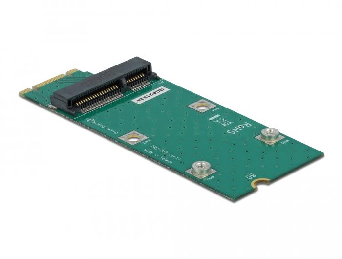 Delock Adapter M.2 Schlüssel B+M zu Mini PCIe Steckplatz (PCIe / USB) - Delock