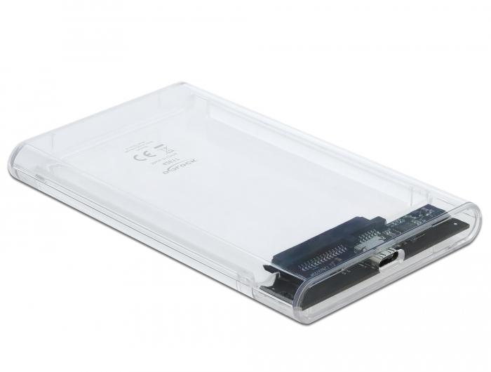 Delock Externes Gehäuse für 2,5″ SATA HDD / SSD mit SuperSpeed USB 10 - Delock