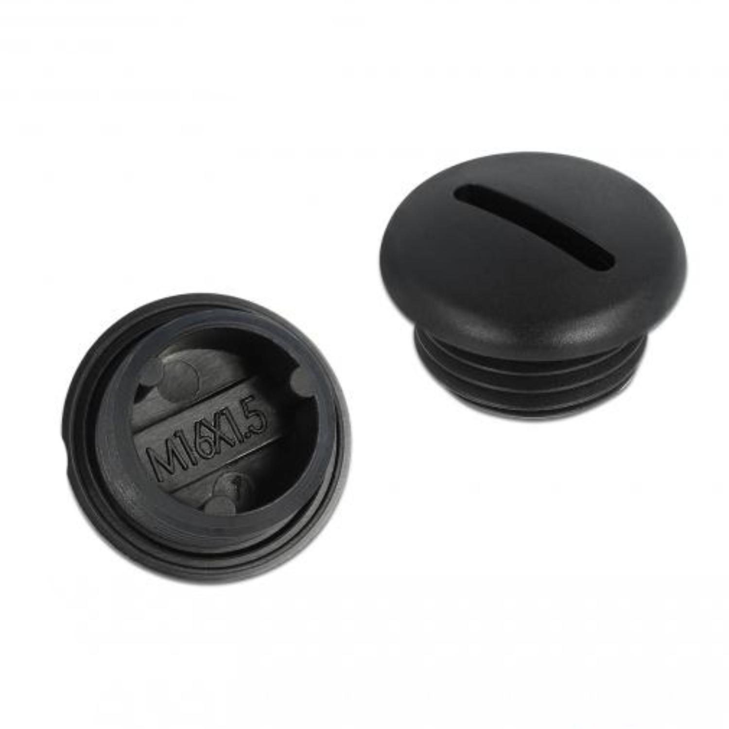 Delock Verschlussstopfen M16 x 1,5 schwarz 10 Stück - Delock