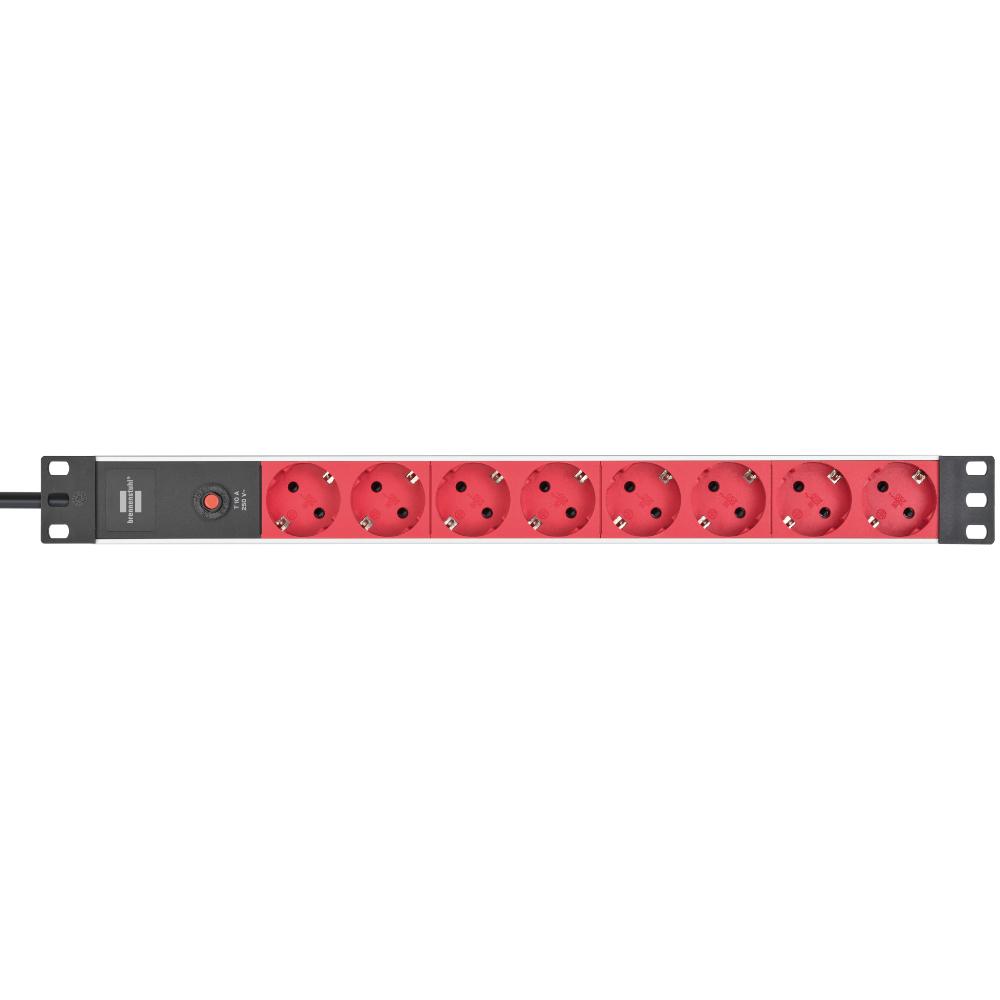 Alu Line 19 Rack Mount Power Strip Schuko auf 12 x Schuko - Brennenstuhl
