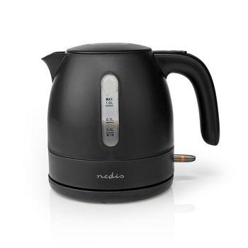 Wasserkocher 1 L 360 drehbar Schwarz