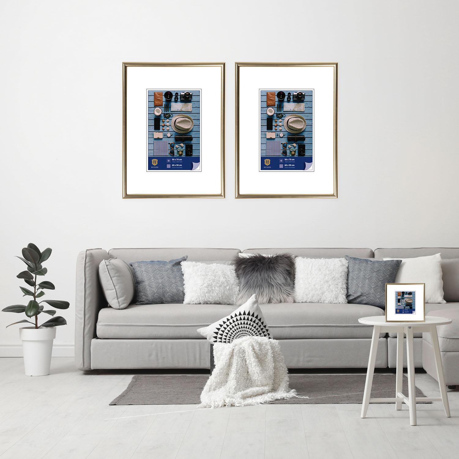 Bilderrahmen Napoli - 60x90cm - Gold