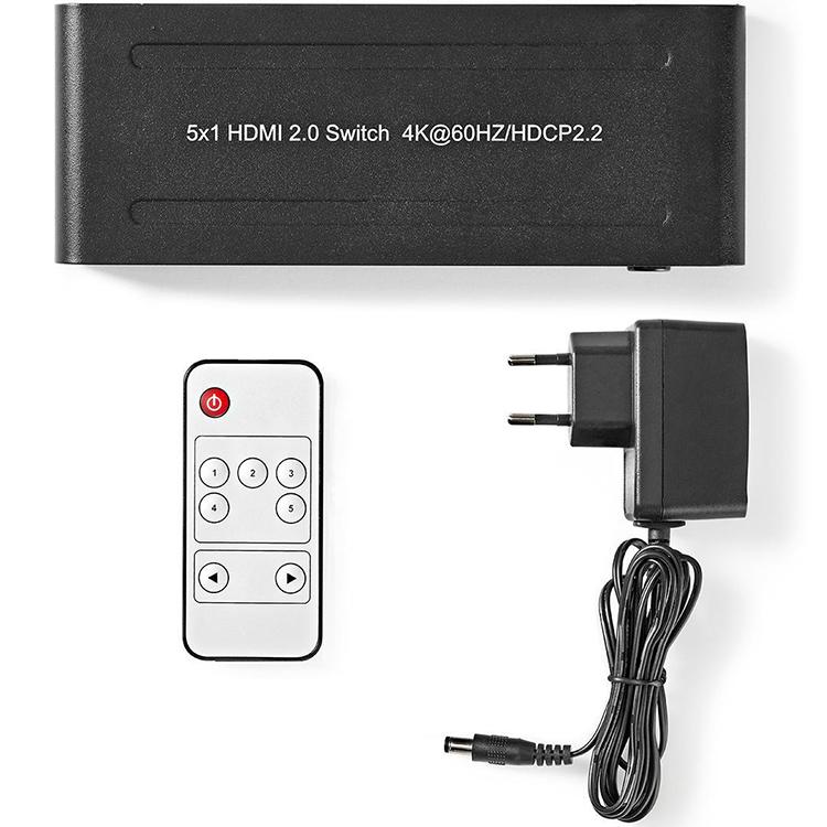 HDMI Umschalter 5 Anschlüsse - Nedis