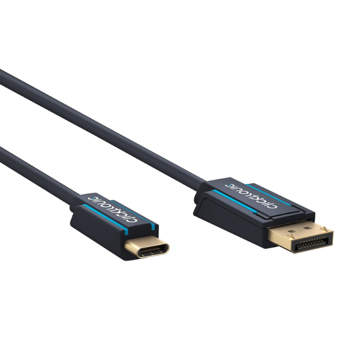4K DisplayPort auf USB C Kabel - Clicktronic