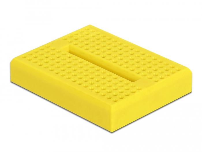 Delock Experimentelle Mini-Stecktafel 170 Kontakte gelb - Delock