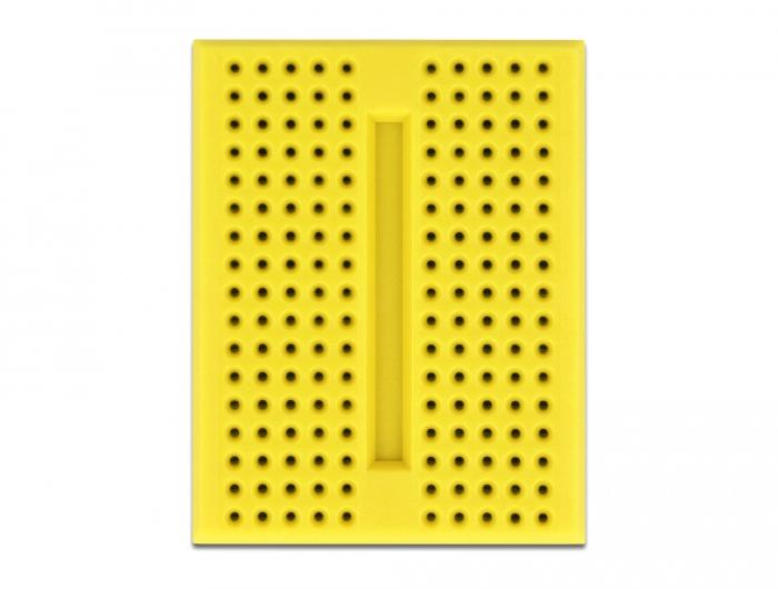Delock Experimentelle Mini-Stecktafel 170 Kontakte gelb - Delock