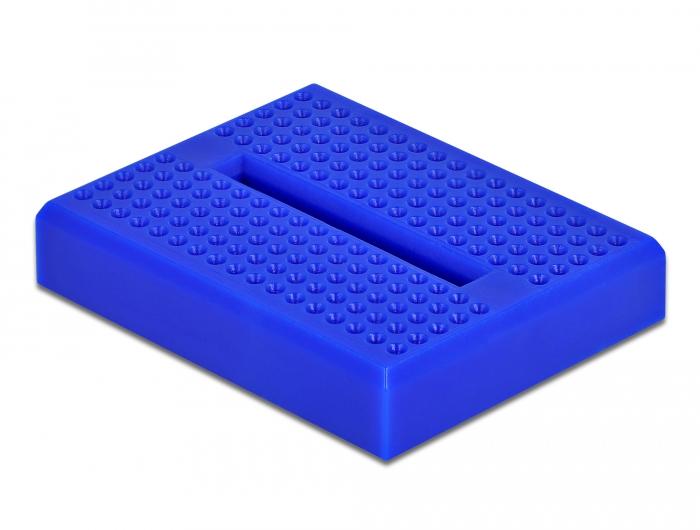 Delock Experimentelle Mini-Stecktafel 170 Kontakte blau - Delock