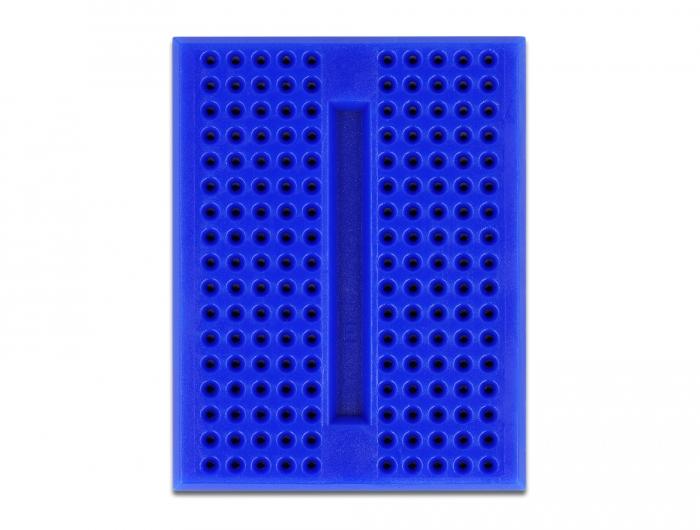 Delock Experimentelle Mini-Stecktafel 170 Kontakte blau - Delock