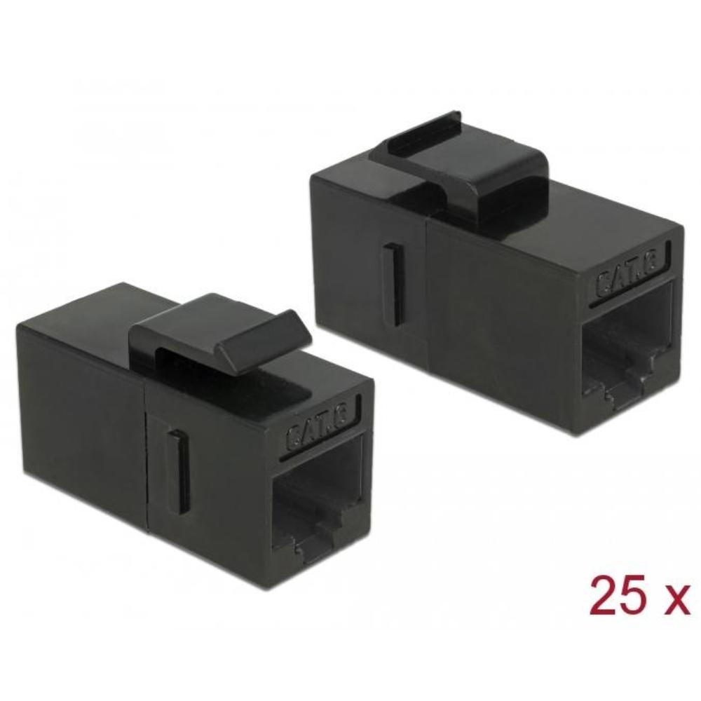 Delock Keystone Modul RJ45 Buchse > RJ45 Buchse Cat.6 UTP - Delock
