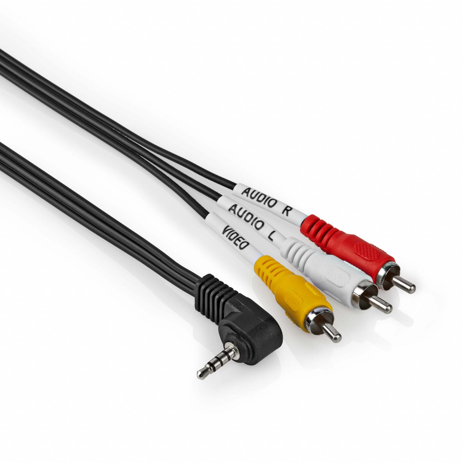3,5 mm Klinken auf Composite Kabel - Allteq