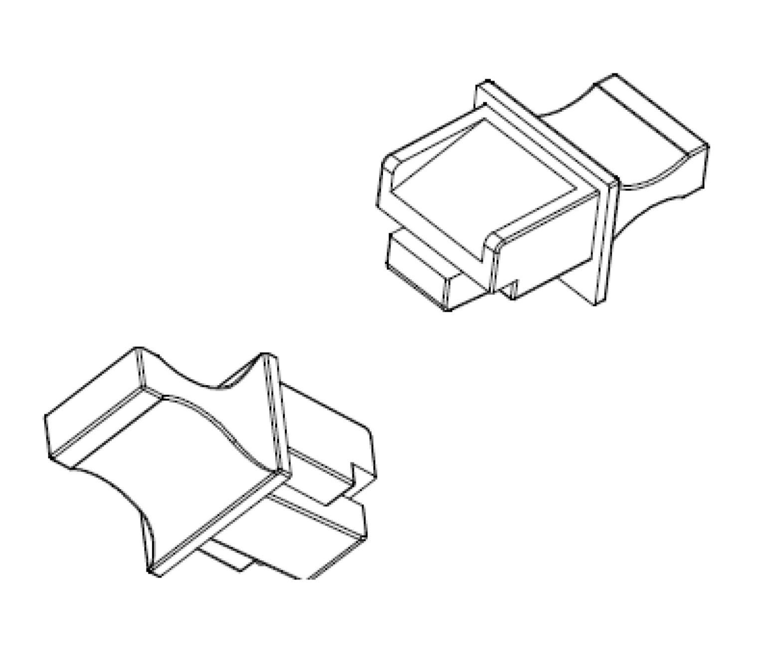 RJ45 Blindstecker, schwarz 100St. - EFB Elektronik