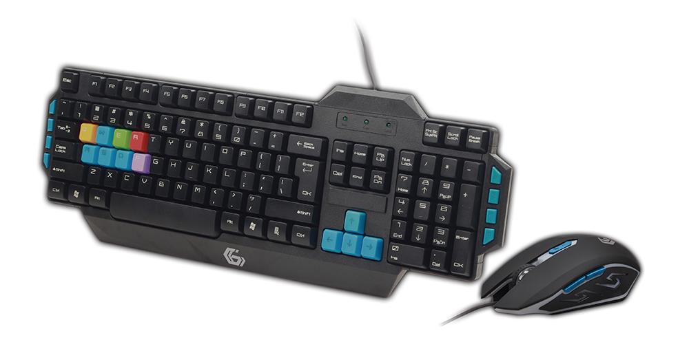 USB Gaming Desktop Set, deutsches QWERTZ Layout - Gembird