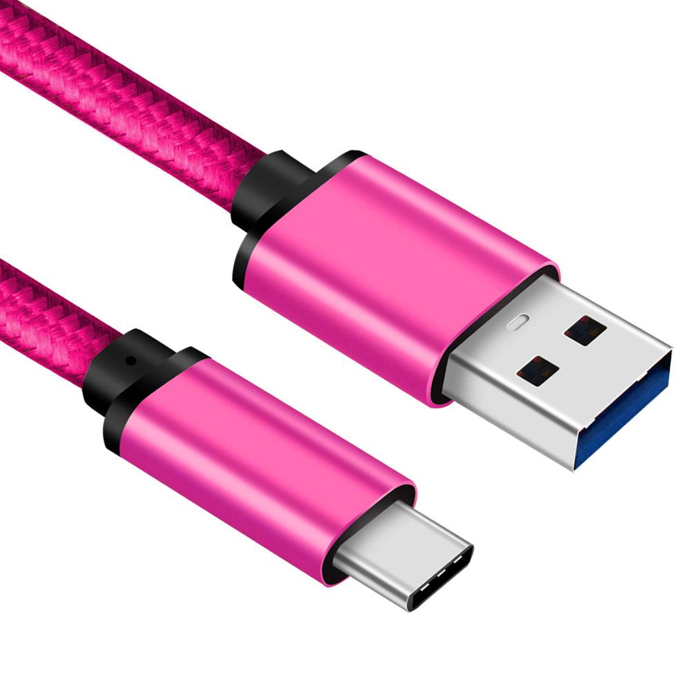 USB C zu USB A Kabel - Rosa + Mehr