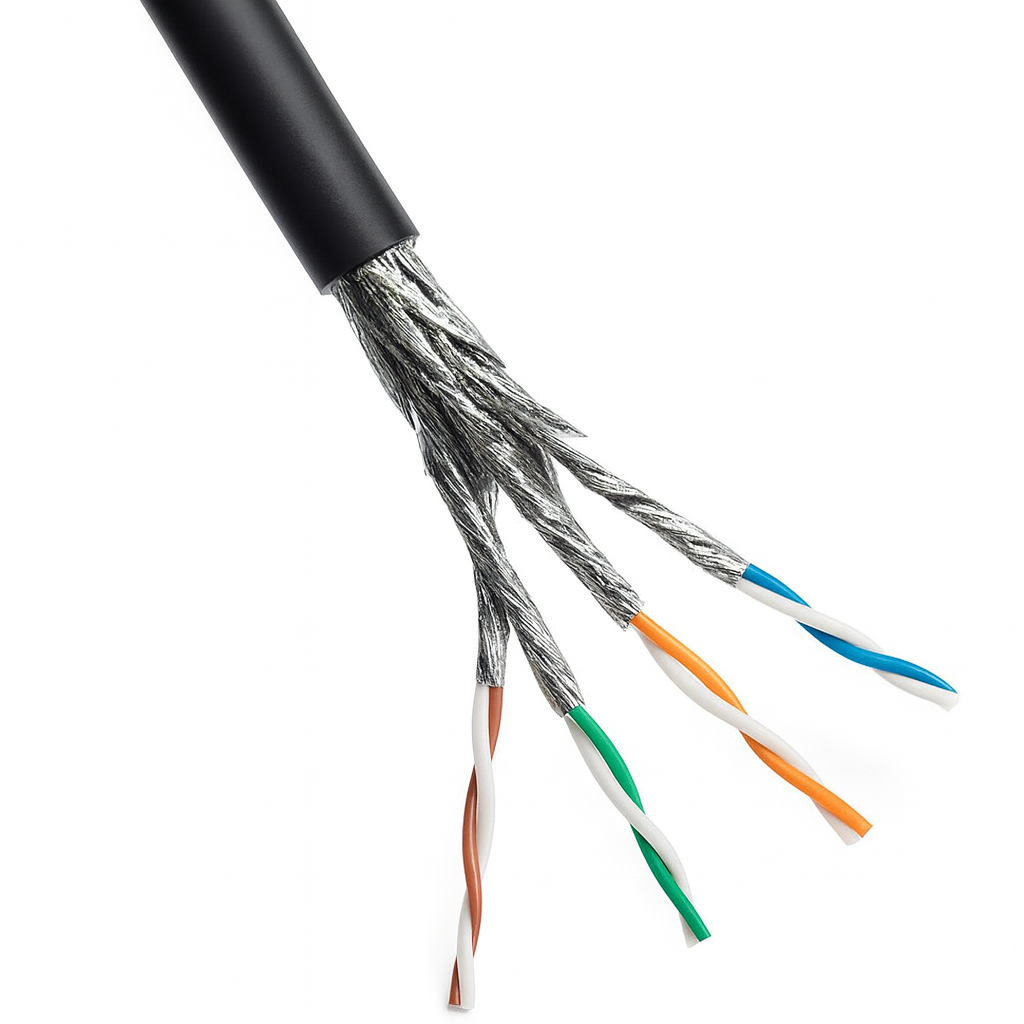 Netzwerkkabel pro Meter S/FTP Cat 6