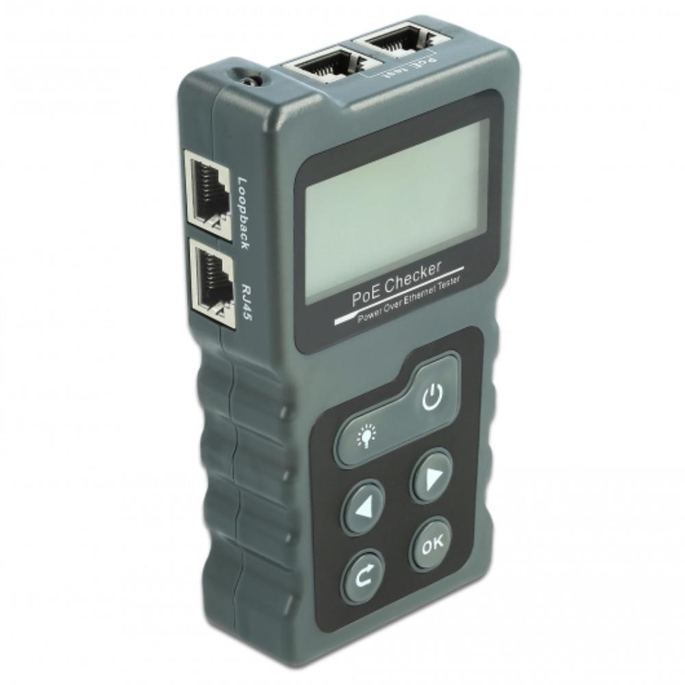 LCD-Kabeltester RJ45 / PoE / DC / UTP / FTP / Netzwerk