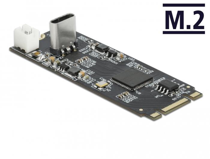 Delock Konverter M.2 Key B+M Stecker auf USB Typ-C™ Buchse - Delock