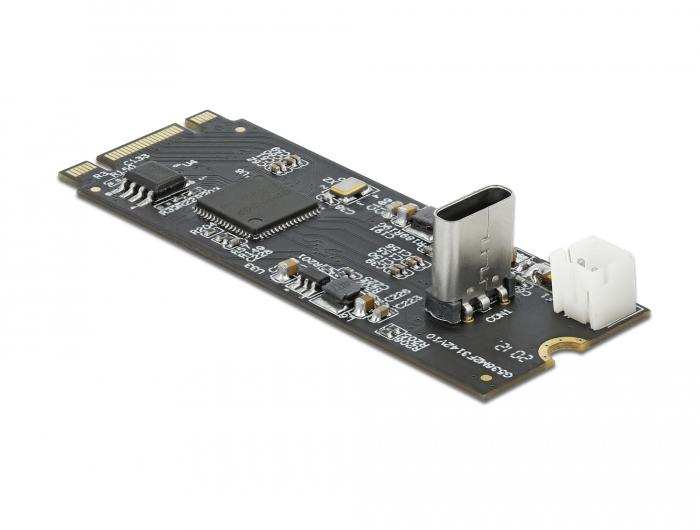 Delock Konverter M.2 Key B+M Stecker auf USB Typ-C™ Buchse - Delock