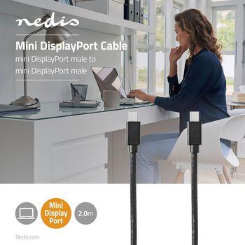 Mini-DisplayPort - Mini-DisplayPort Kabel Mini-DisplayPort Stecker - Nedis
