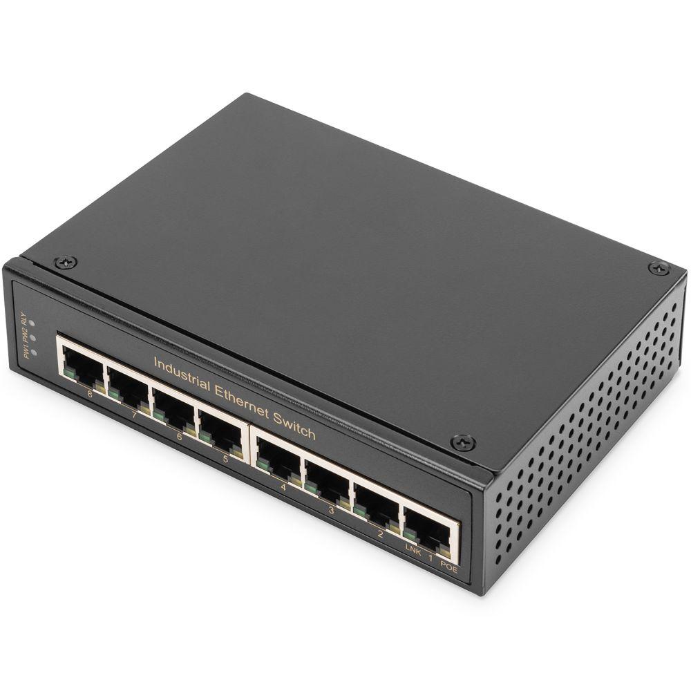 Industrieller 8 Port Gigabit Switch