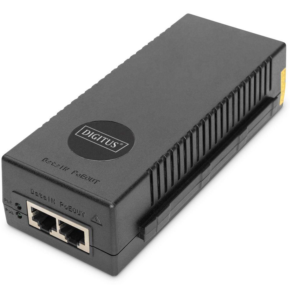 10 Gigabit Ethernet PoE+ Injektor, 802.3at, 30 W
