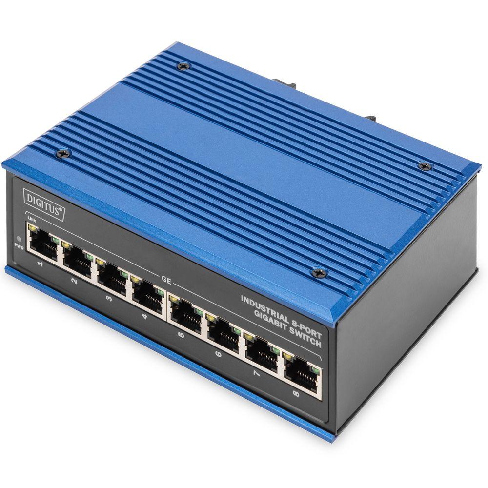 Industrieller 8 Port Gigabit Switch