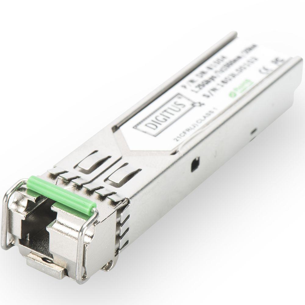 HP kompatibles Mini GBIC Modul (SFP), 1,25 Gbit/s, 20 km, mit DDM Funktion - Digitus