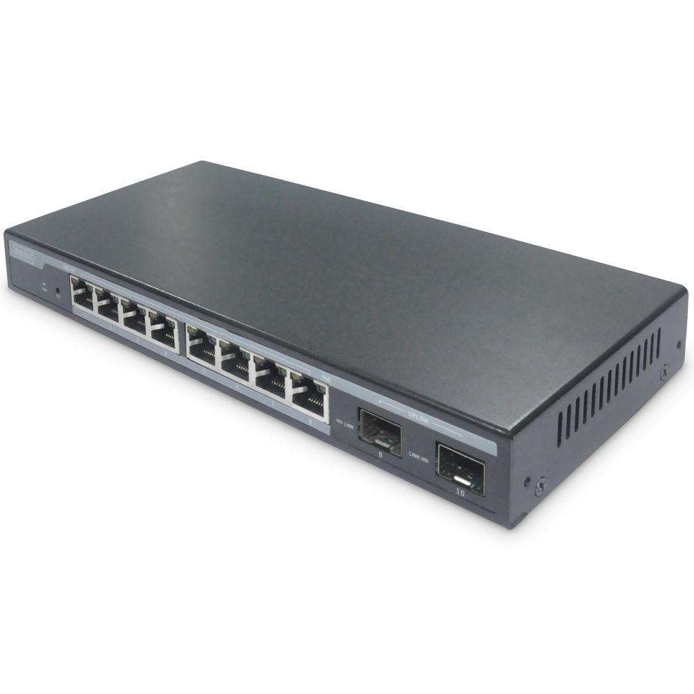 L2 managed 8-port Gigabit PoE Switch + 2 SFP