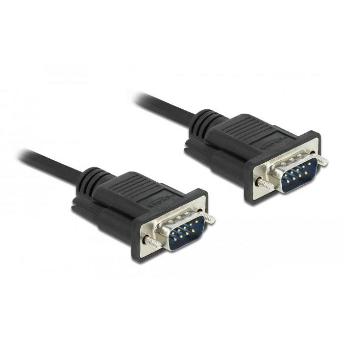 Delock Serielles Kabel RS-232 Sub-D9 Stecker auf Stecker 4 m - Delock