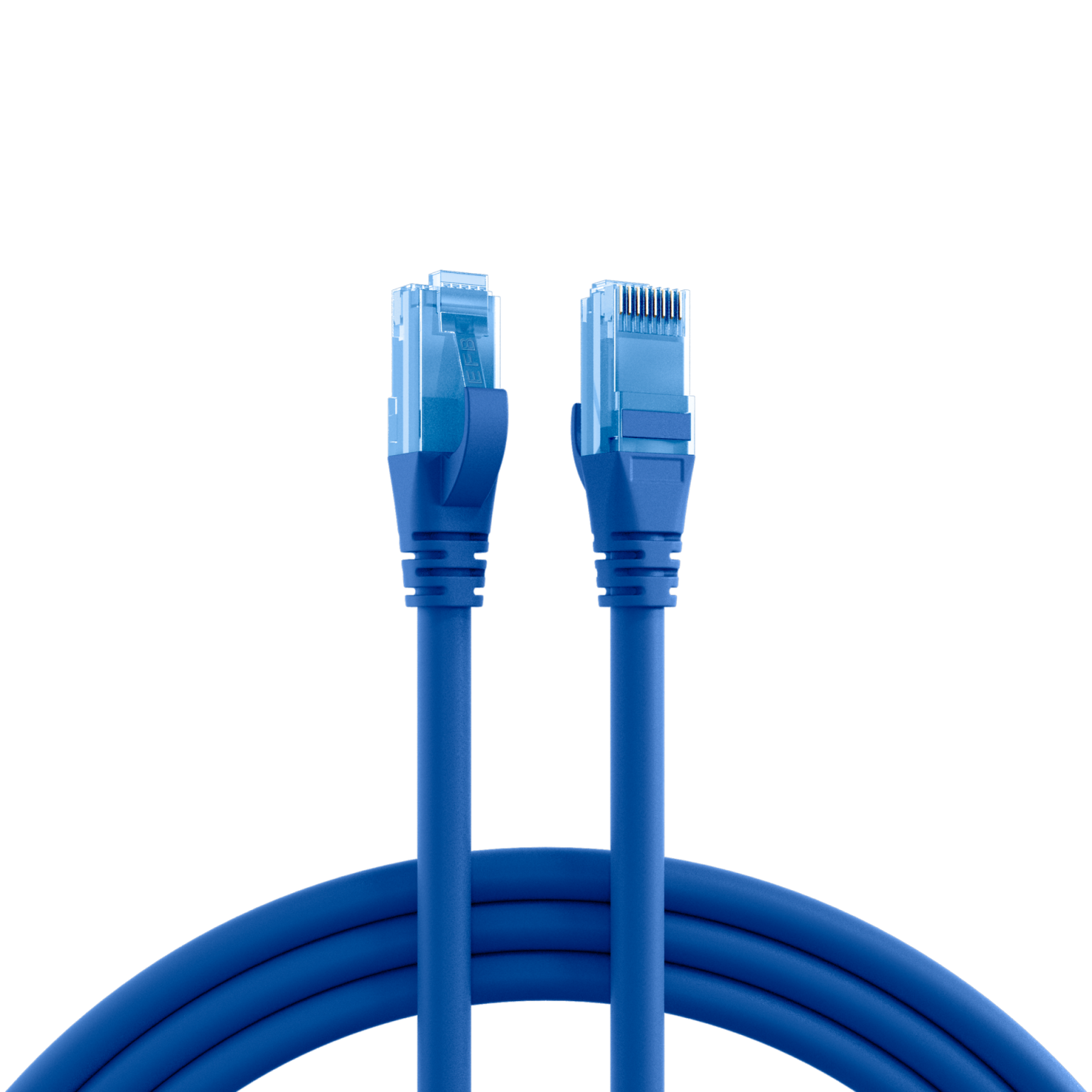 RJ45 Patchkabel U/UTP, Kat.6A, LSZH, Premium, 500MHz, 0,5m, blau - EFB