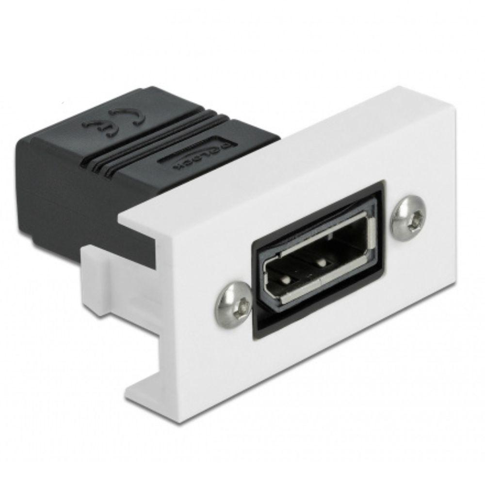 Delock Easy 45 DisplayPort Modul gerade 22,5 x 45 mm - Delock