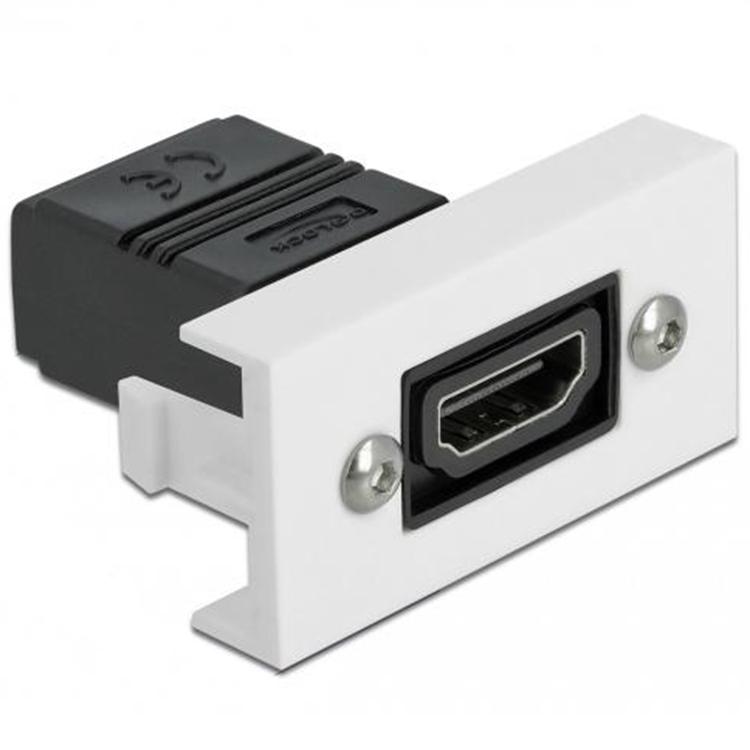 Delock Easy 45 HDMI Modul gerade 22,5 x 45 mm - Delock