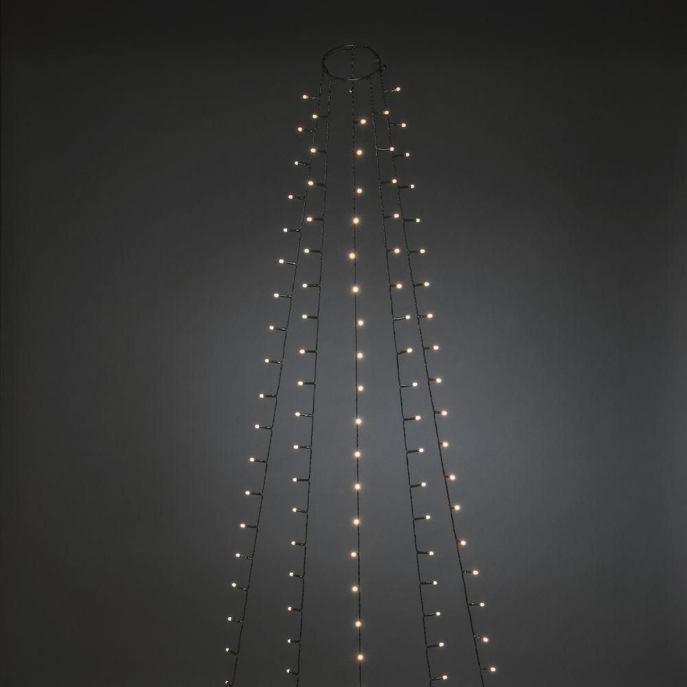 Lichtmantel - LED-Weihnachtsbeleuchtung für innen und außen - 150 Lichter - 1,8 Meter - warmweiß