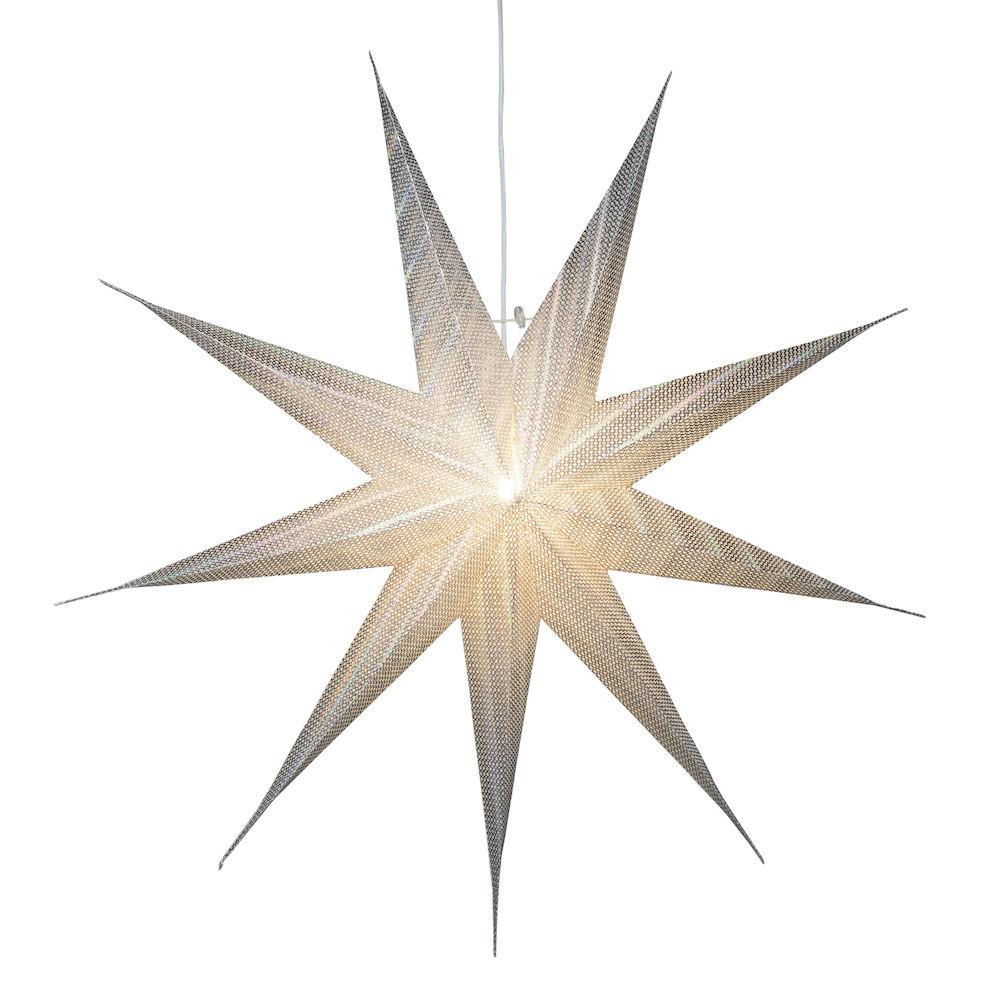 Weihnachtsstern - Weihnachtsbeleuchtung für innen - 1 Glühbirne - 115 x 115 cm - warmweiß - E14