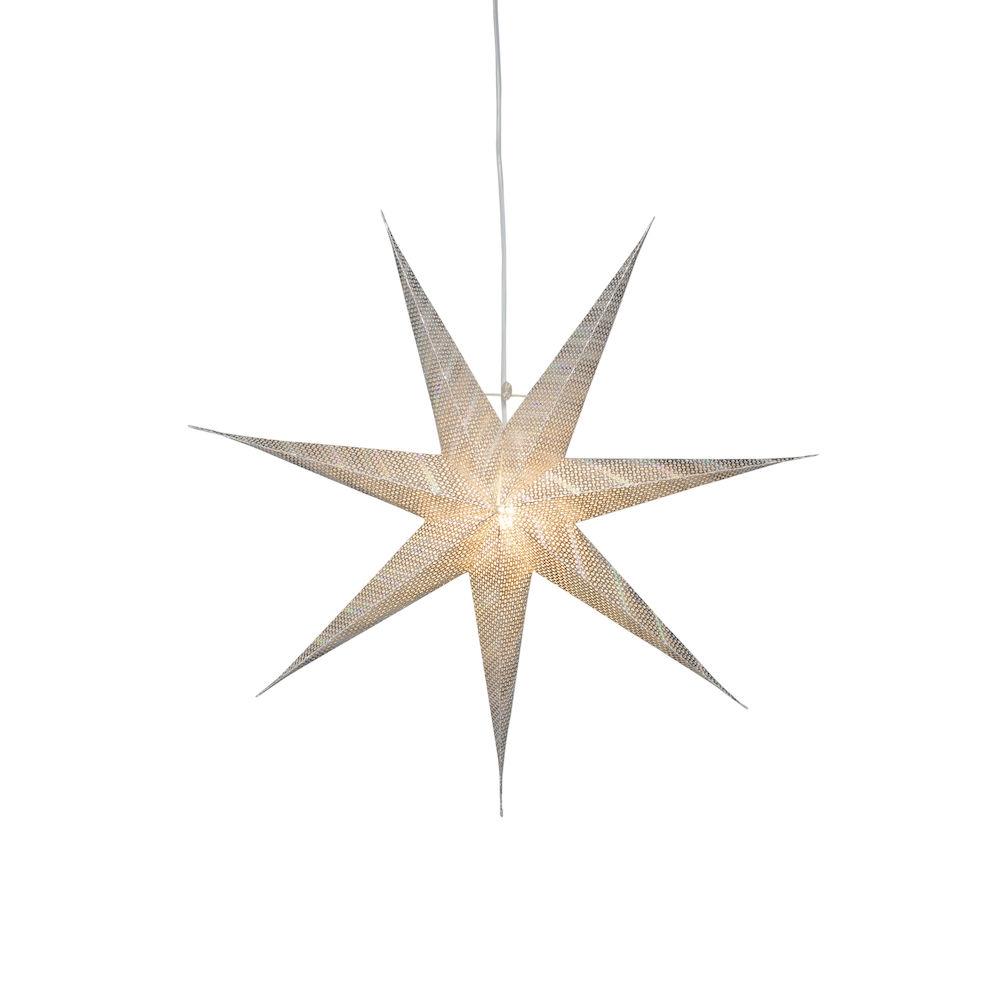 Weihnachtsstern - Weihnachtsbeleuchtung für innen - 1 Glühbirne - 78 x 78 cm - warmweiß - E14