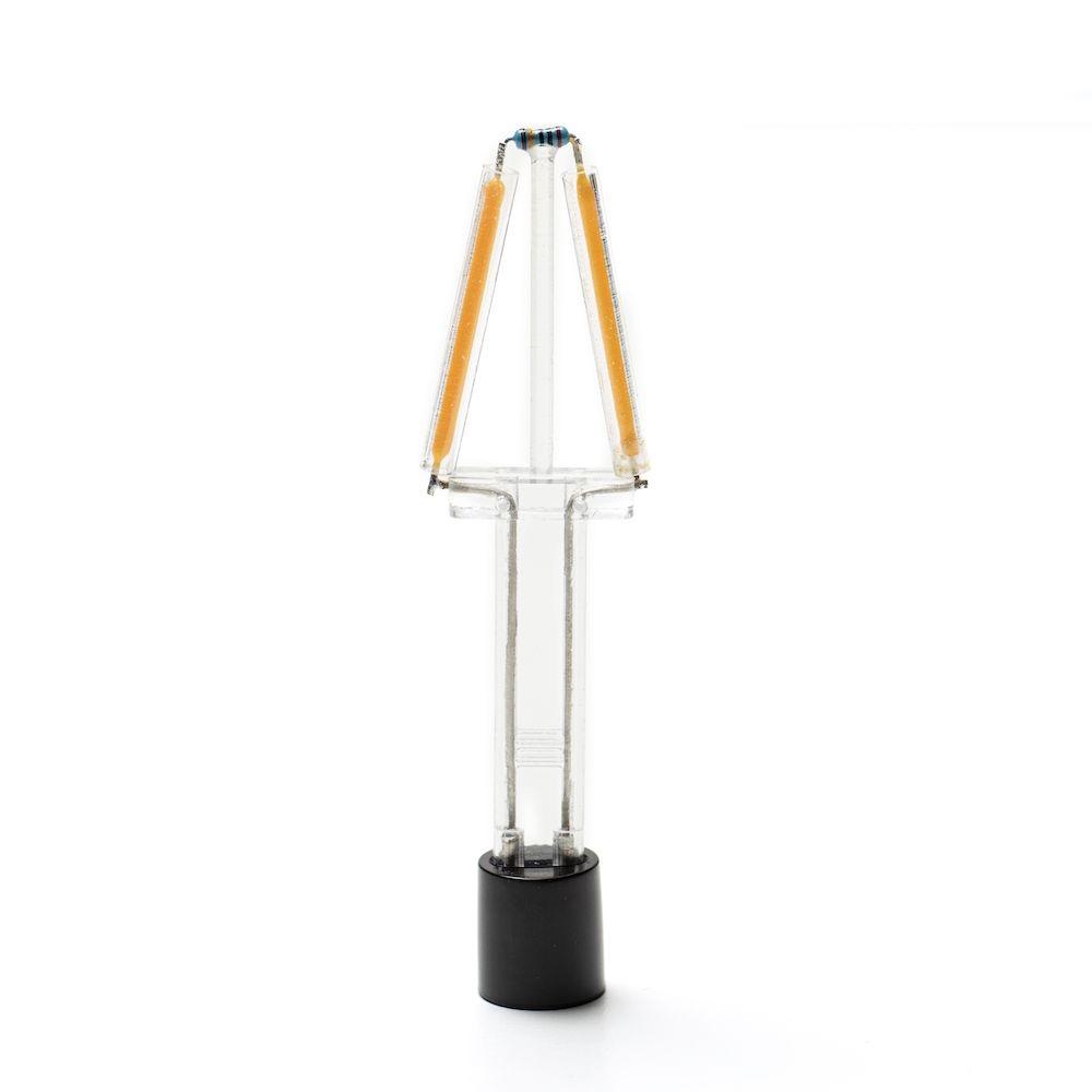 Ersatz-Weihnachtsbeleuchtung - Weihnachtsbeleuchtung für innen - 2 Lichter - extra warmweiß - steckbar