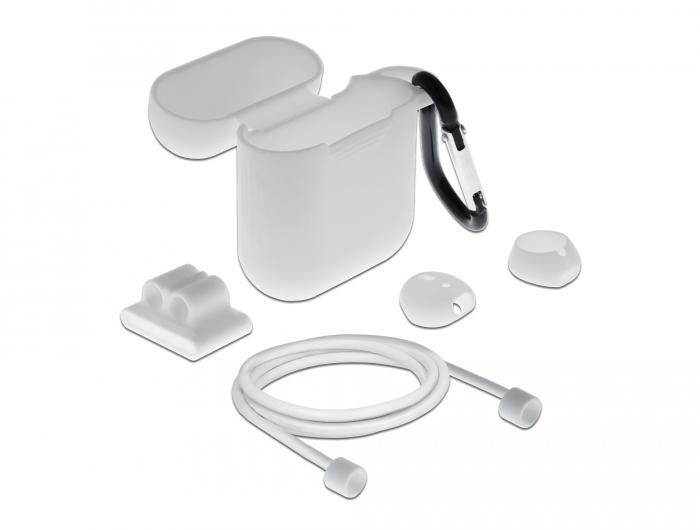 Delock Apple AirPods Zubehör Set weiß - Delock