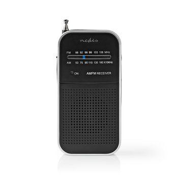 FM/AM Radio 1,5 W Taschenformat Silber / Schwarz